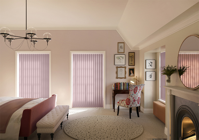 Trinity (Blackout), Soft Pink - Vertical Blind - Image 8